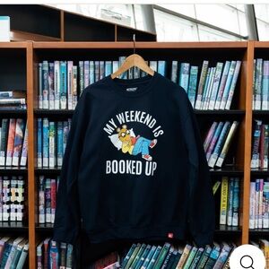 RETROKID ARTHER DARK BLUE CREW NECK SWEATER